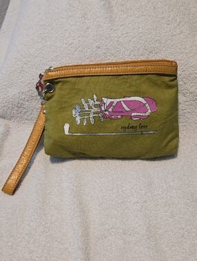 Sydney Love Wristlet Clutch with Golf Accents